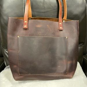 Portland Leather Goods handmade medium tote